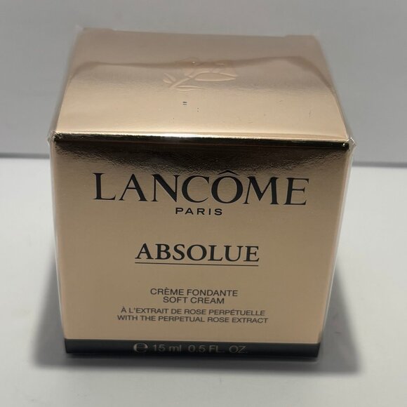 Lancôme Absolue Soft Cream with Perpetual Rose Extract 15ml/0.5 oz Brand New - Picture 1 of 3